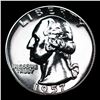 Image 2 : Proof 1957 Washington Quarter 25c Grades GEM++ Proof