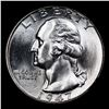 Image 2 : 1947-p Washington Quarter 25c Grades GEM Unc