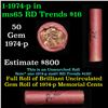 Image 1 : Shotgun Lincoln 1c roll, 1974-p 50 pcs Bank Wrapper.