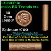 Image 1 : Shotgun Lincoln 1c roll, 1960-p 50 pcs Bank Wrapper.