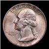 Image 2 : 1950-s Washington Quarter 25c Grades GEM+ Unc