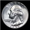 Image 2 : 1955-p Washington Quarter 25c Grades GEM+ Unc