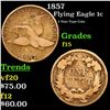 Image 1 : 1857 Flying Eagle Cent 1c Grades f+