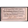 Image 2 : C.S.A.Bond $3 Coupon Feb 20th 1863 Grades Select CU
