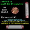 Image 1 : Shotgun Lincoln 1c roll, 1982-d 50 pcs Bank Wrapper.