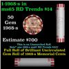 Image 1 : Shotgun Lincoln 1c roll, 1968-s 50 pcs Bank Wrapper.