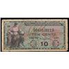 Image 2 : Military Payment Certificate (MPC) Series 481 10c Grades vf+
