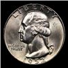 Image 2 : 1952-d Washington Quarter 25c Grades GEM+ Unc