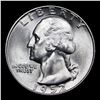 Image 2 : 1952-s Washington Quarter 25c Grades Choice+ Unc