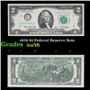 Image 1 : 1976 $2 Federal Reserve Note Grades Choice AU/BU Slider
