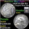 Image 1 : ***Auction Highlight*** 1828 Capped Bust Half Dollar O-109 R3 50c Graded ms63 By SEGS (fc)