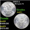 Image 1 : 1902-o Morgan Dollar $1 Grades GEM+ Unc