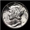 Image 2 : 1943-p Mercury Dime 10c Grades Choice+ Unc