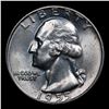 Image 2 : 1955-d Washington Quarter 25c Grades GEM+ Unc