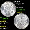 Image 1 : 1902-o Morgan Dollar $1 Grades Choice+ Unc