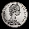 Image 2 : 1965 Small Beads, Pointed 5 Canada Dollar $1 Grades GEM Unc PL