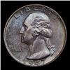 Image 2 : 1947-d Washington Quarter 25c Grades GEM+ Unc