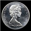 Image 2 : 1965 Small Beads, Pointed 5 Canada Dollar $1 Grades GEM+ UNC PL
