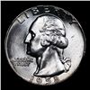 Image 2 : 1958-p Washington Quarter 25c Grades GEM Unc