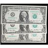 Image 2 : 3x Non-Consecutive 1988, 1993, 2001 $1 Federal Reserve Notes, All CU! Grades Brilliant Uncirculated