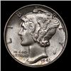Image 2 : 1943-p Mercury Dime 10c Grades GEM+ FSB