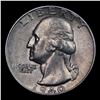 Image 2 : 1940-p Washington Quarter 25c Grades Choice AU/BU Slider