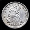 Image 2 : ***Auction Highlight*** 1854 Arrows Seated Liberty Quarter 25c Graded ms63+ BY SEGS (fc)