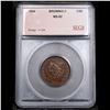 Image 2 : 1834 Classic Head half cent C-1 1/2c Graded ms62 bn BY SEGS