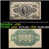 Image 1 : US Fractional Currency 10c Third Issue fr-1255 Washington Bust Green Reverse Grades vf+