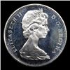 Image 2 : 1965 Small Beads, Pointed 5 Canada Dollar $1 Grades GEM+ UNC PL