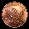 Image 3 : Lot of 4 1oz .999 Commerative Copper Medalions