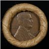 Image 2 : Mixed small cents 1c orig shotgun roll, 1919-d Wheat Cent, 1898 Indian Cent other end, Brinks Wrappe