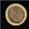 Image 2 : Mixed small cents 1c orig shotgun roll, 1918-d Wheat Cent, 1896 Indian Cent other end, Brinks Wrappe