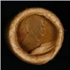 Image 2 : Mixed small cents 1c orig shotgun roll, 1917-d Wheat Cent, 1895 Indian Cent other end, Brinks Wrappe