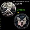 Image 1 : 2021 Colorized Eagle Silver $1 Silver Eagle Dollar $1
