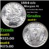 Image 1 : 1884-o/o Morgan Dollar $1 Grades Choice+ Unc