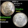 Image 1 : 1901-o Morgan Dollar $1 Grades GEM+ Unc