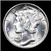 Image 2 : 1945-s Mercury Dime 10c Grades GEM++ Unc