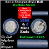 Image 1 : Buffalo Nickel Shotgun Roll in Old Bank Style 'Bell Telephone'  Wrapper 1923 &d Mint Ends