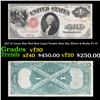Image 1 : 1917 $1 Large Size Red Seal Legal Tender Note Sig. Elliott & Burke Fr-37 Grades vf++