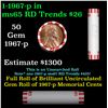 Image 1 : Shotgun Lincoln 1c roll, 1967-p 50 pcs Bank Wrapper.
