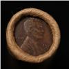 Image 2 : Mixed small cents 1c orig shotgun roll, 1917-s Wheat Cent, 1898 Indian Cent other end, Brinks Wrappe
