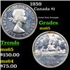 Image 1 : 1959 Canada Dollar $1 Grades GEM Unc