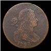 Image 2 : 1798 2nd Hair Draped Bust Large Cent 1c Graded vg10 By SEGS