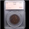Image 4 : 1798 2nd Hair Draped Bust Large Cent 1c Graded vg10 By SEGS