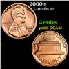 Image 1 : Proof 2000-s Lincoln Cent 1c Grades GEM++ Proof Deep Cameo
