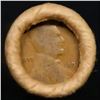 Image 2 : Mixed small cents 1c orig shotgun roll, 1917-d Wheat Cent, 1899 Indian Cent other end, Brinks Wrappe