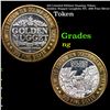 Image 1 : $10 Limited Edition Gaming Token - Golden Nugget Laughlin NV, .999 Fine Silver