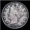 Image 2 : 1899 Liberty Nickel 5c Grades vf+