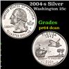 Image 1 : 2004-s Silver Florida Washington Quarter 25c Grades Choice Proof Deep Cameo.